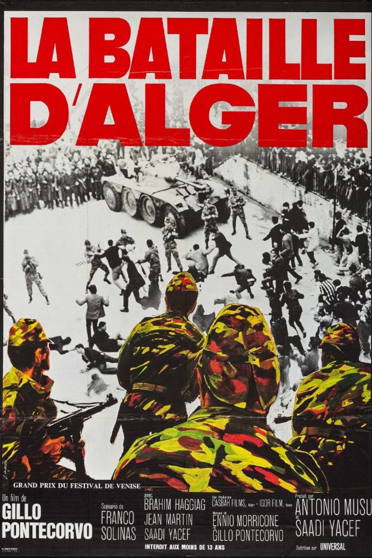 L'affiche du film La Bataille d'Alger