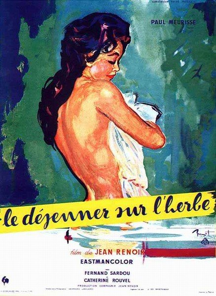L'affiche du film Le Déjeuner sur l'herbe