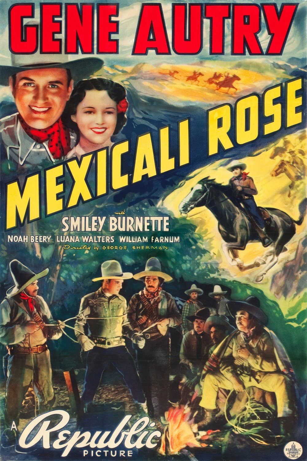 L'affiche du film Mexicali Rose