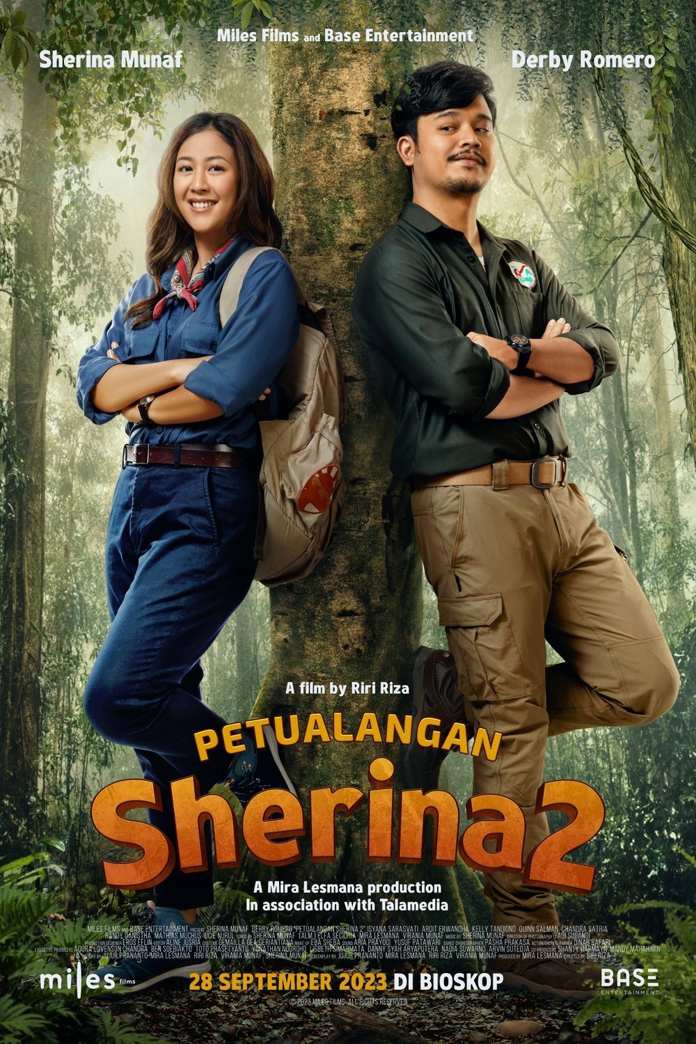 L'affiche originale du film Petualangan Sherina 2 en Indonésien
