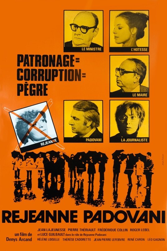 L'affiche du film Réjeanne Padovani