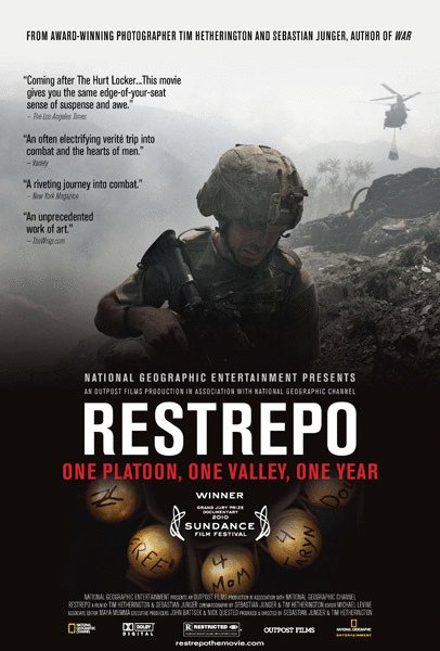 L'affiche du film Restrepo