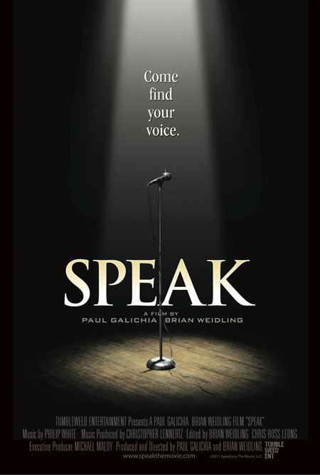 L'affiche du film Speak [2011]