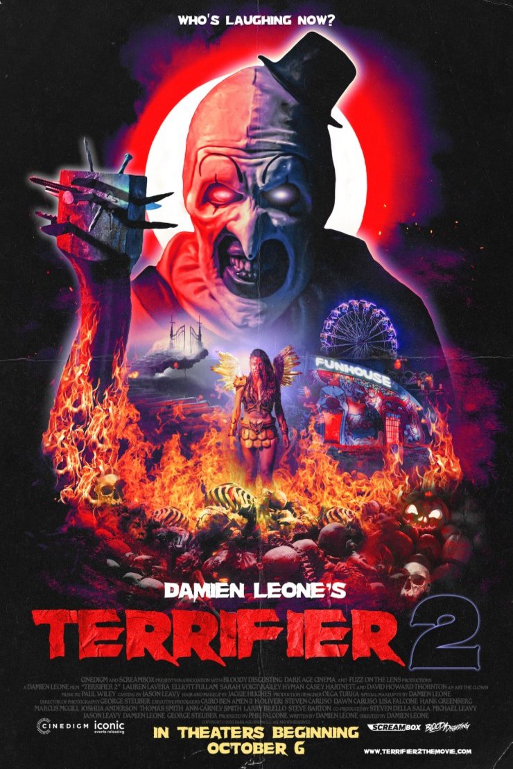 L'affiche du film Terrifier 2 [2022]