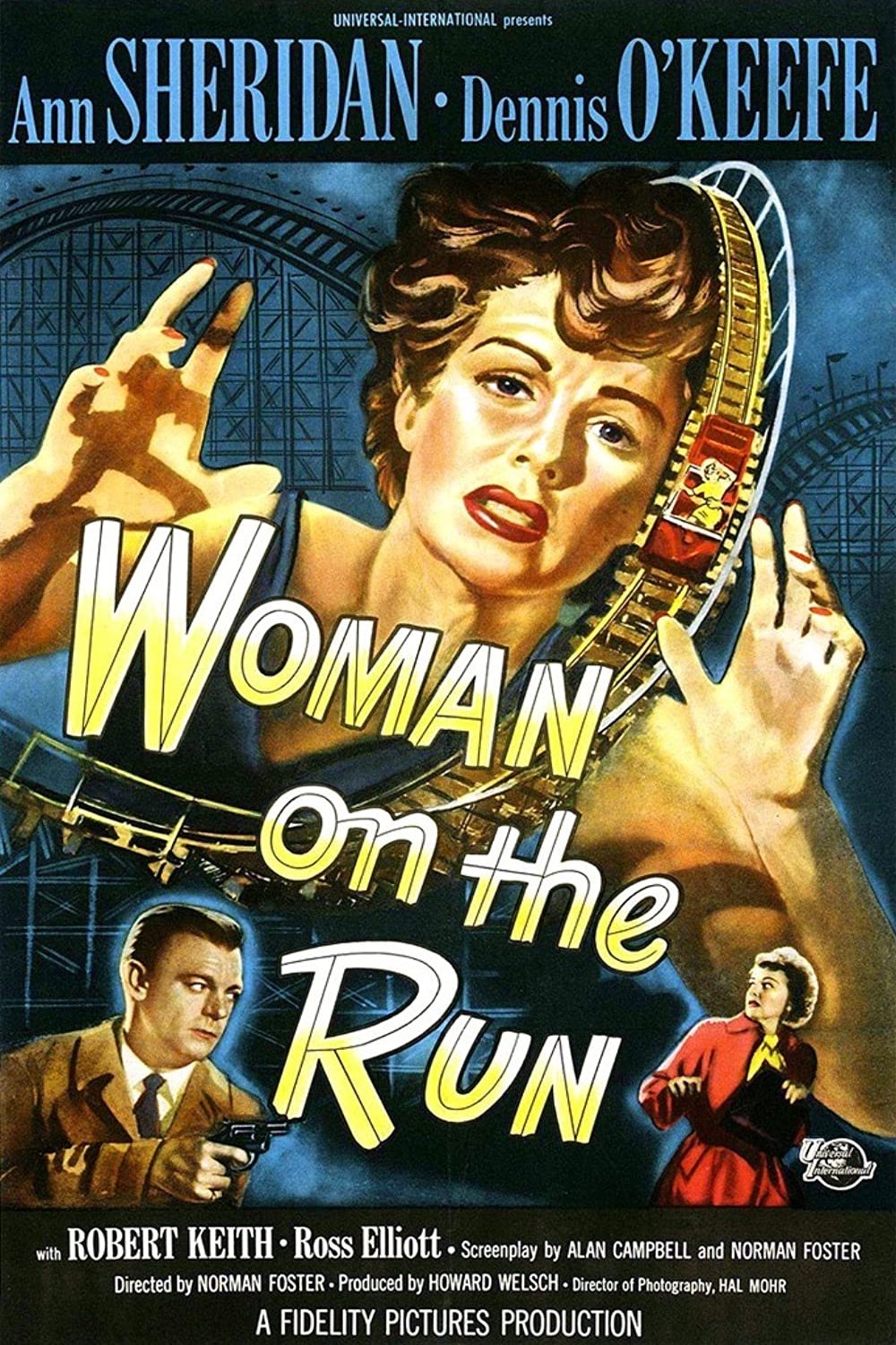 L'affiche du film Woman on the Run