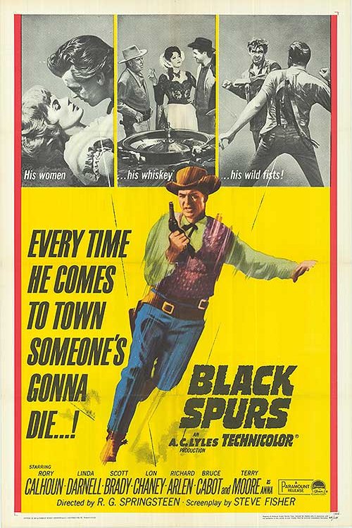 L'affiche du film Black Spurs