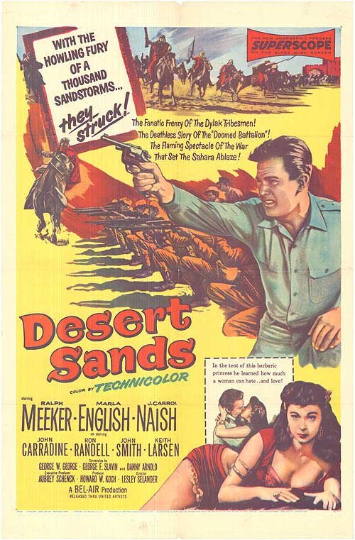 L'affiche du film Desert Sands