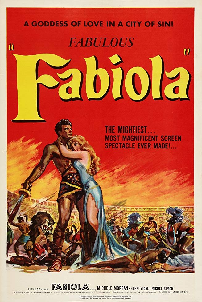 L'affiche du film Fabiola