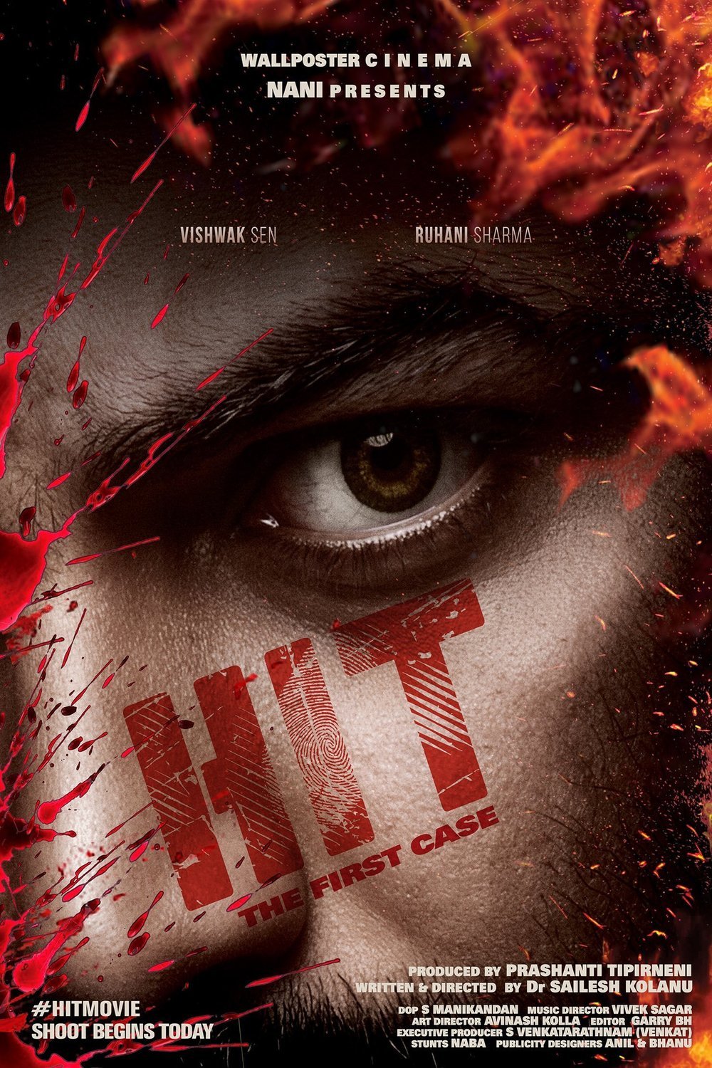 Telugu poster of the movie Hit: The First Case