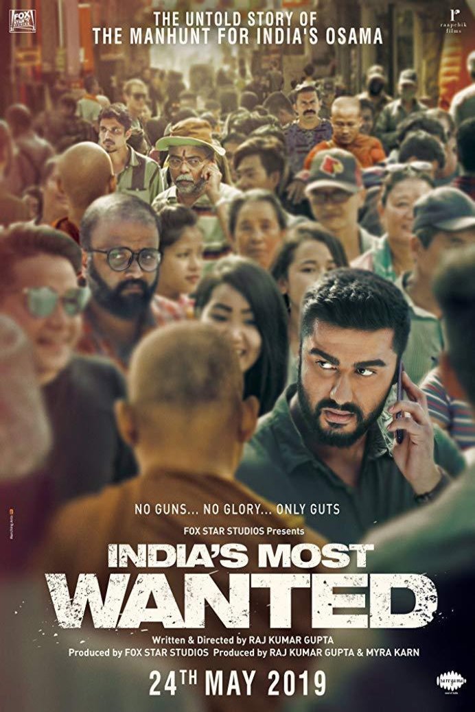 L'affiche originale du film India's Most Wanted en Hindi