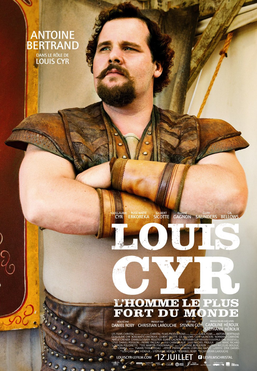 L'affiche du film Louis Cyr: L'homme le plus fort du monde