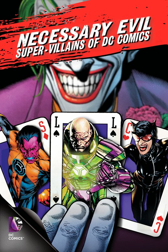 L'affiche du film Necessary Evil: Super-Villains of DC Comics