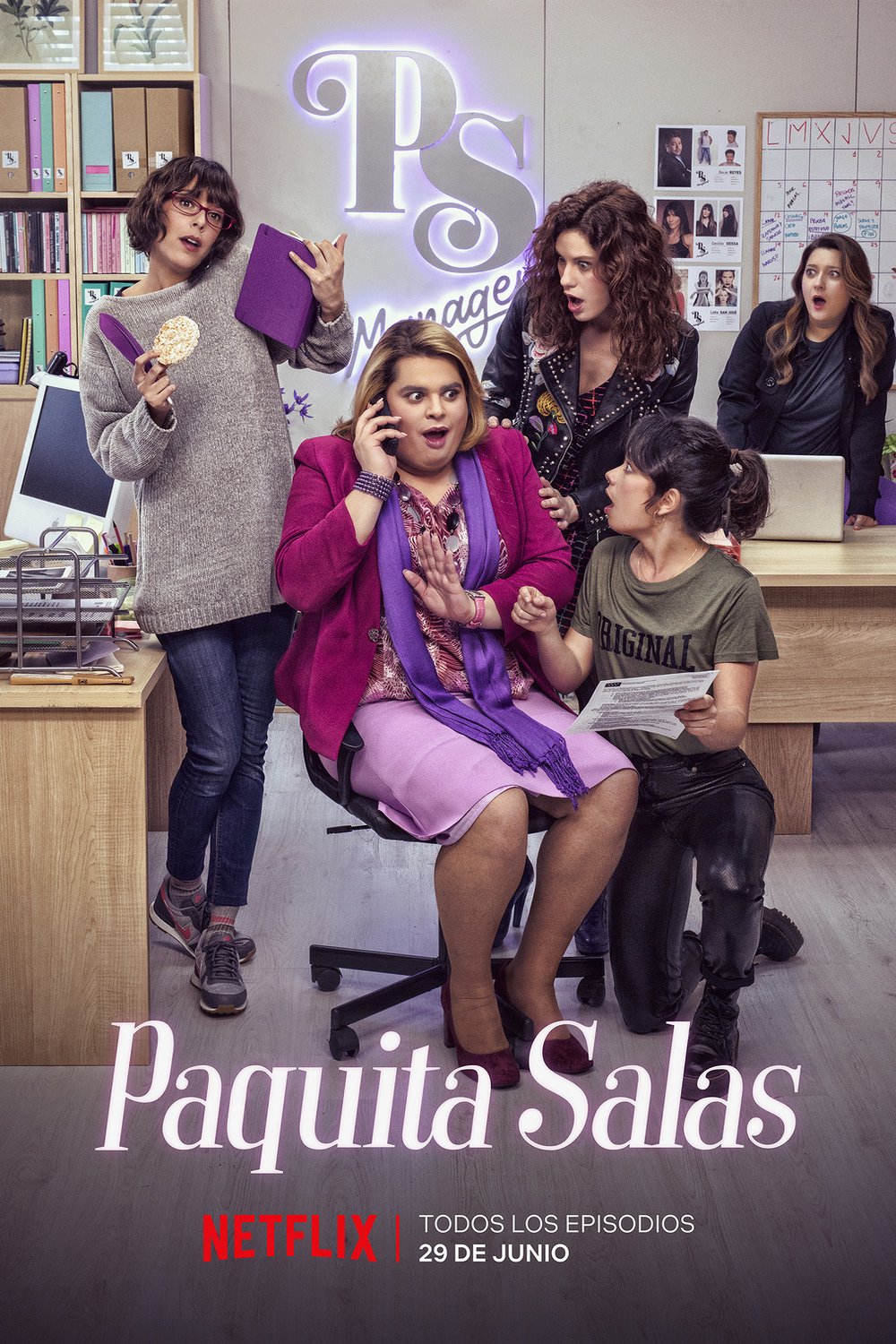 L'affiche originale du film Paquita Salas en espagnol