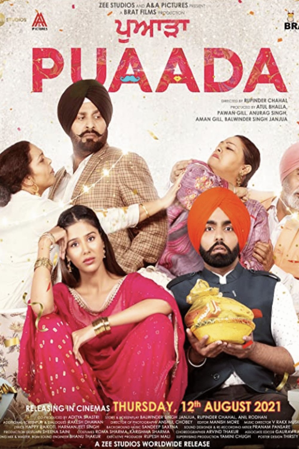 Punjabi poster of the movie Puaada