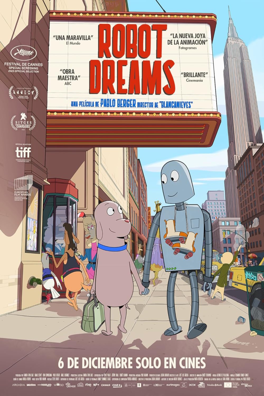 L'affiche du film Robot Dreams