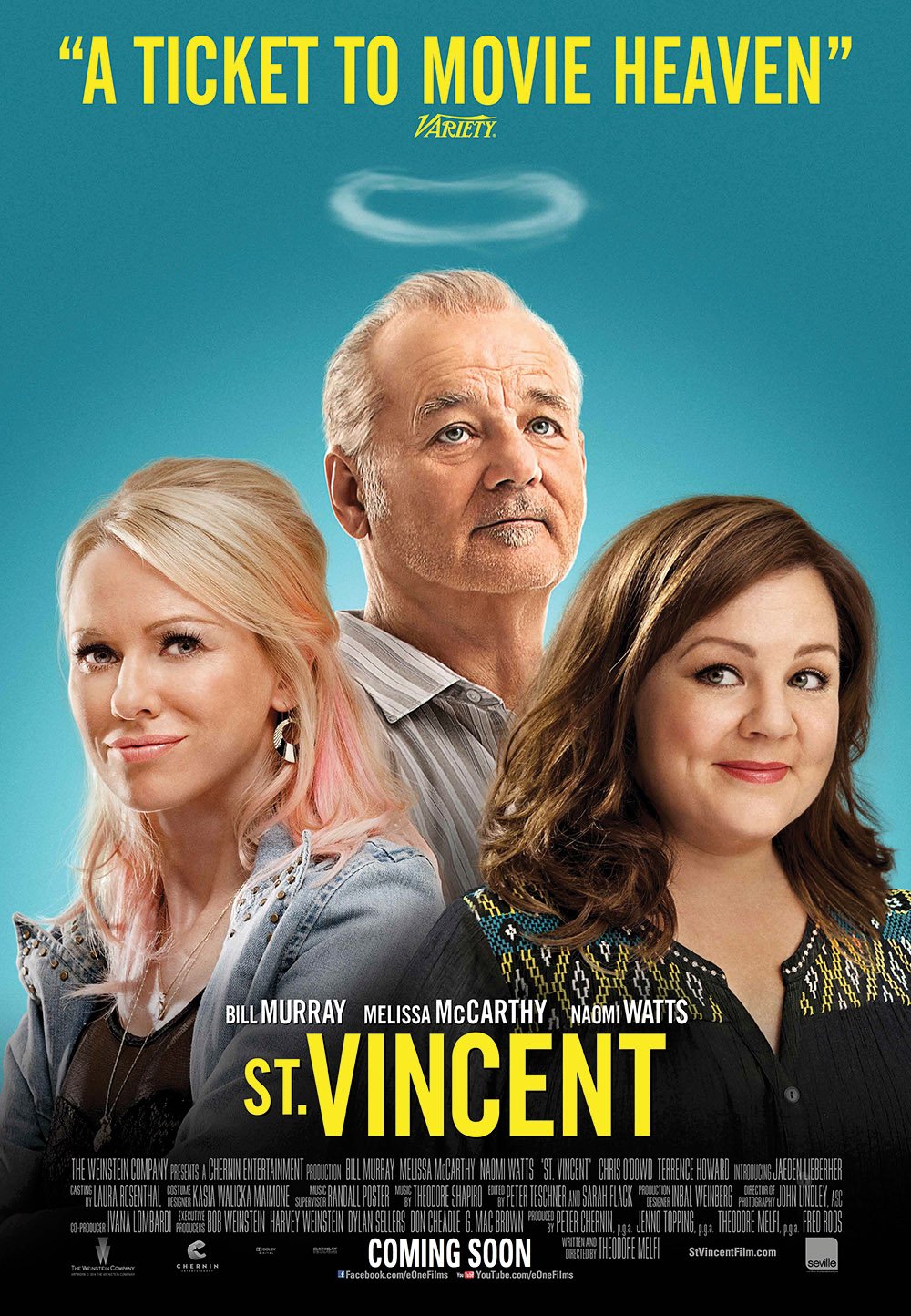 L'affiche du film St-Vincent v.f.