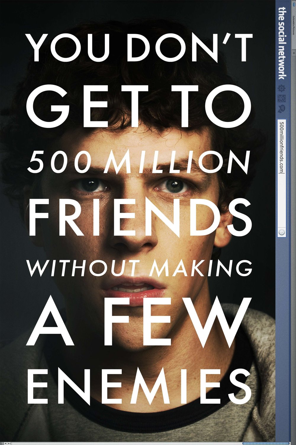L'affiche du film The Social Network