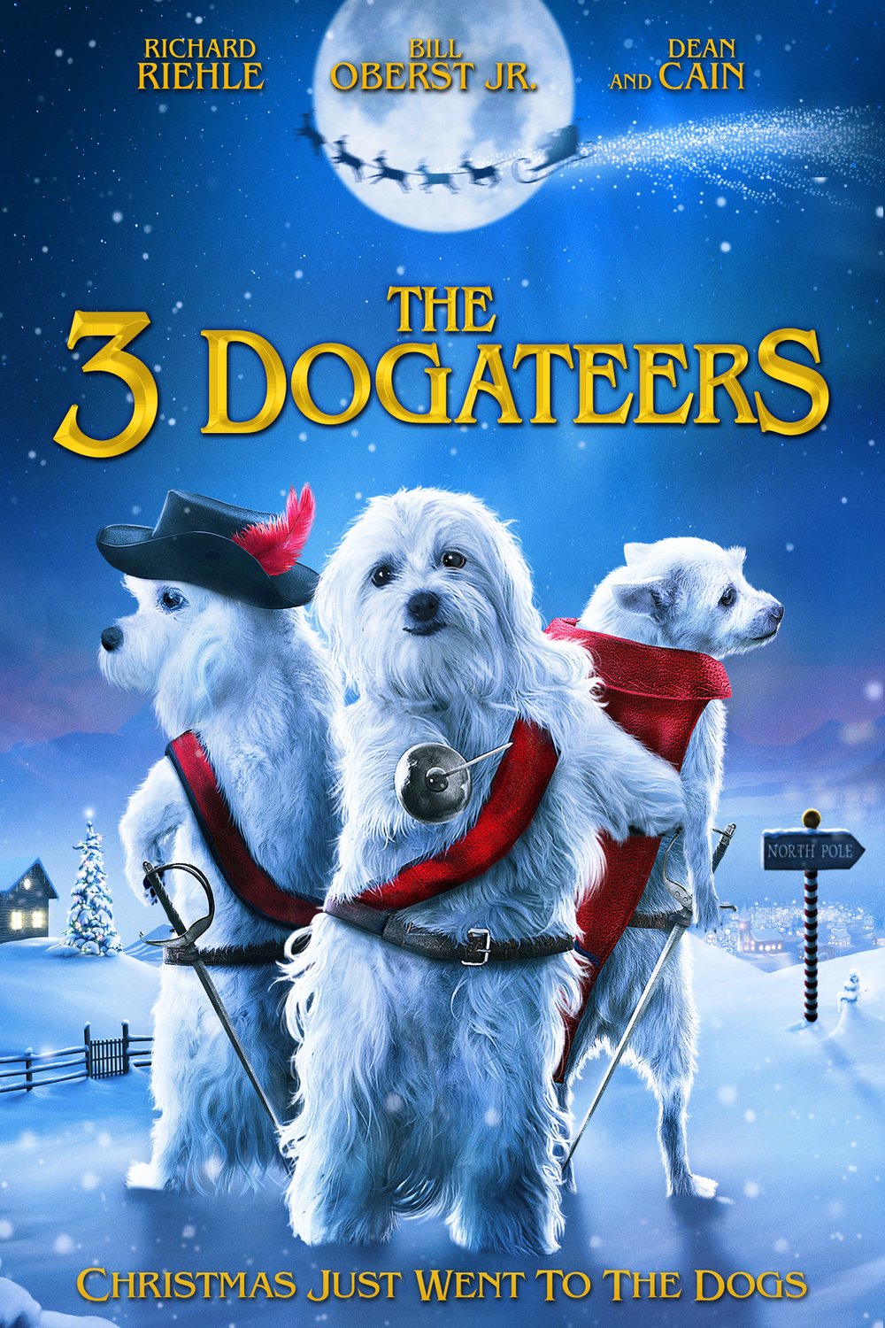 L'affiche du film The Three Dogateers