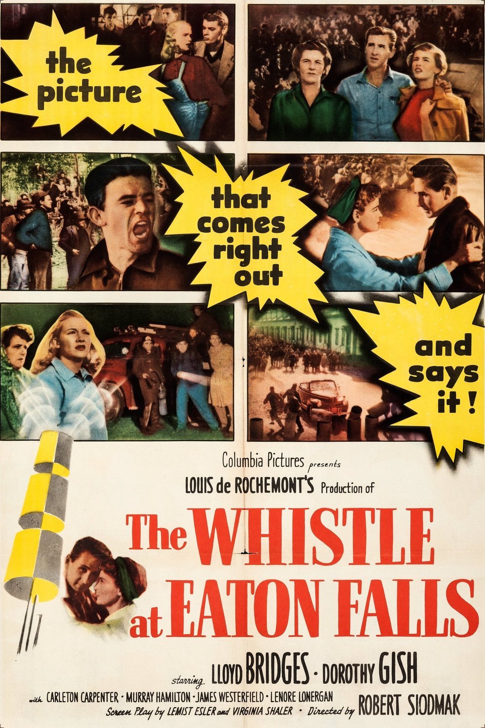 L'affiche du film The Whistle at Eaton Falls