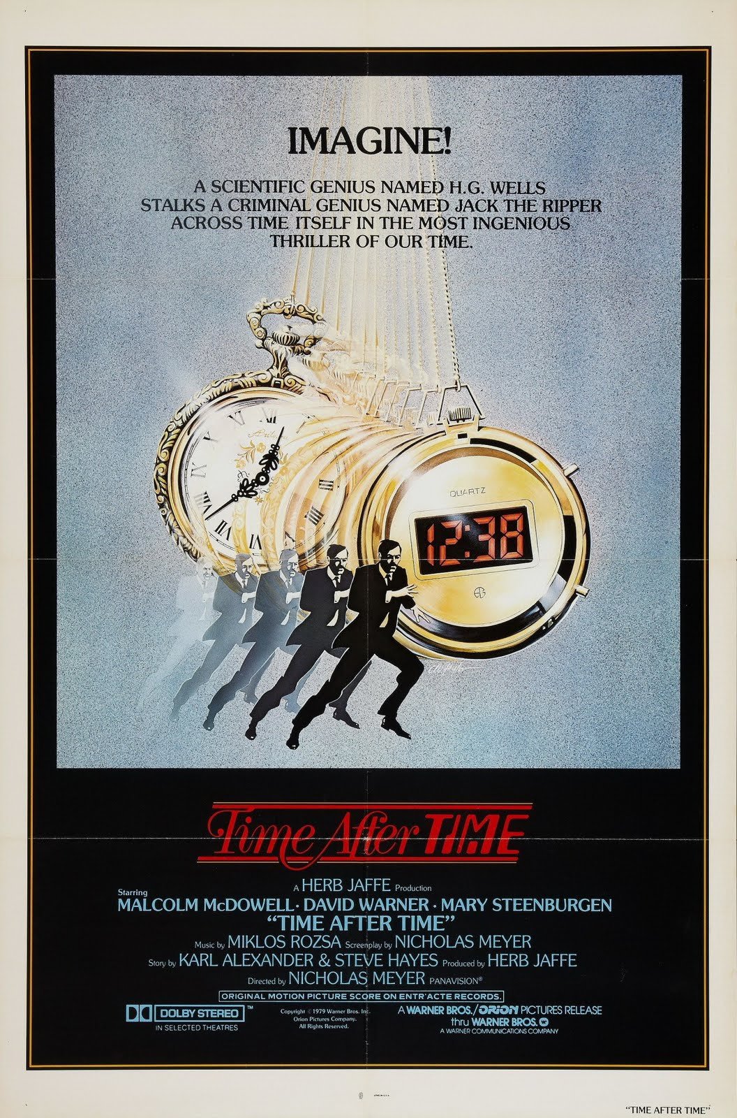 L'affiche du film Time After Time