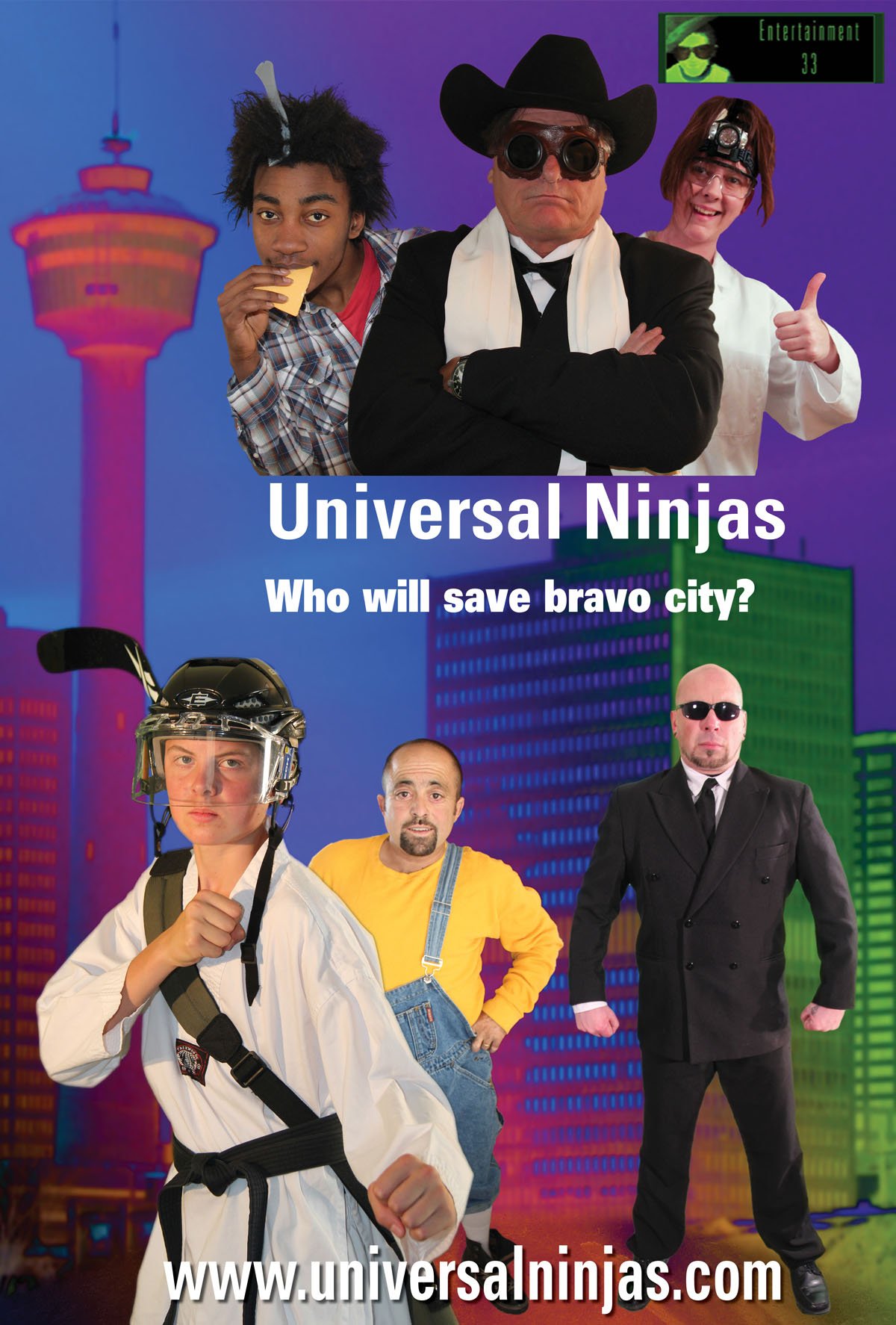 L'affiche du film Universal Ninjas