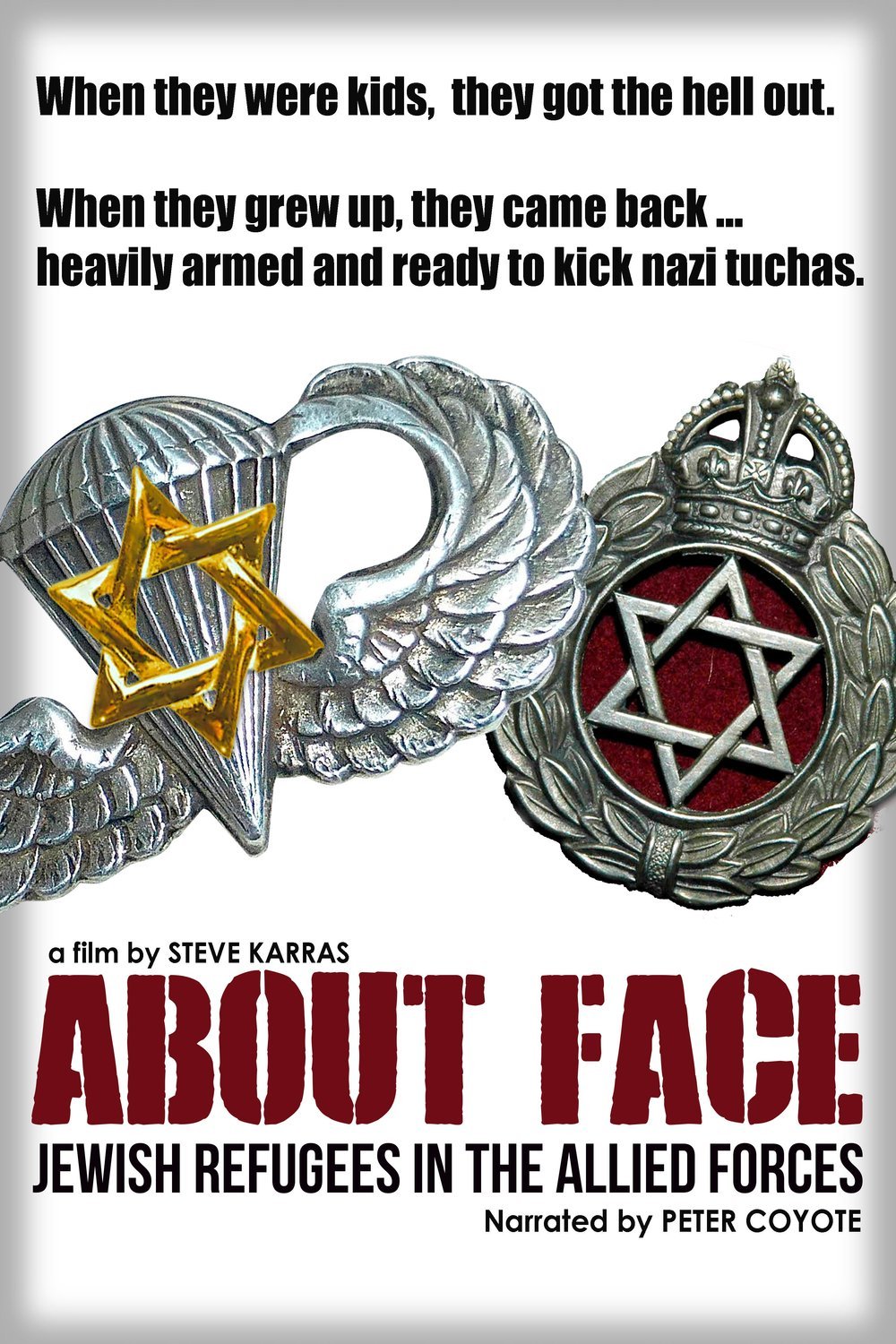 L'affiche du film About Face: The Story of the Jewish Refugee Soldiers of World War II