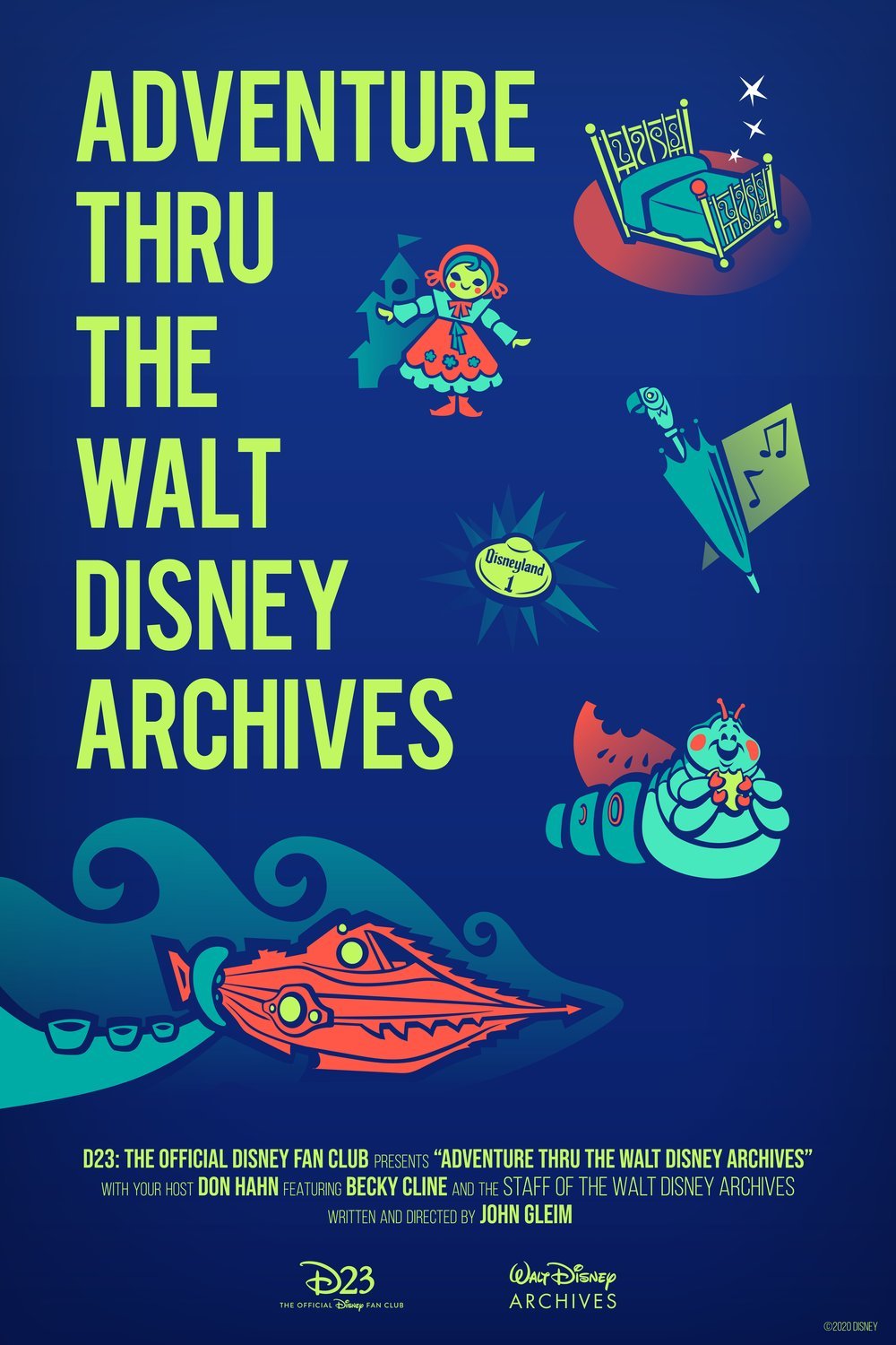 L'affiche du film Adventure Thru the Walt Disney Archives