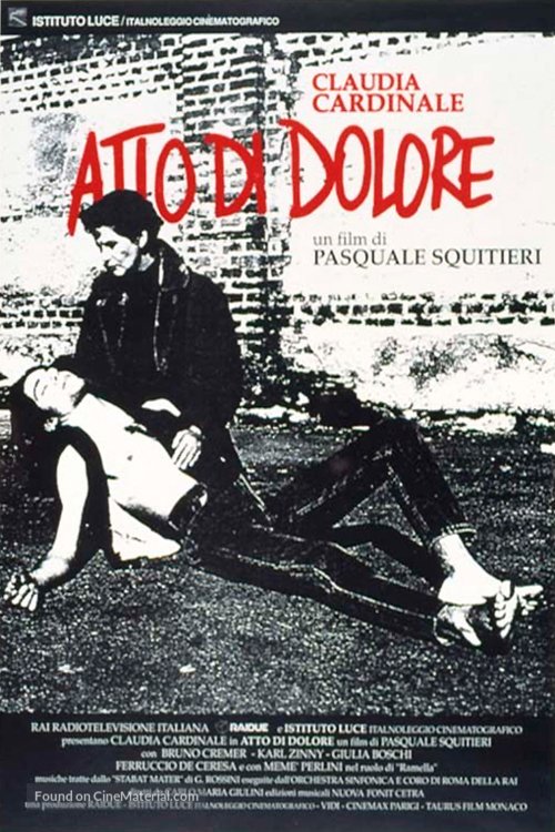 L'affiche du film Atto di dolore