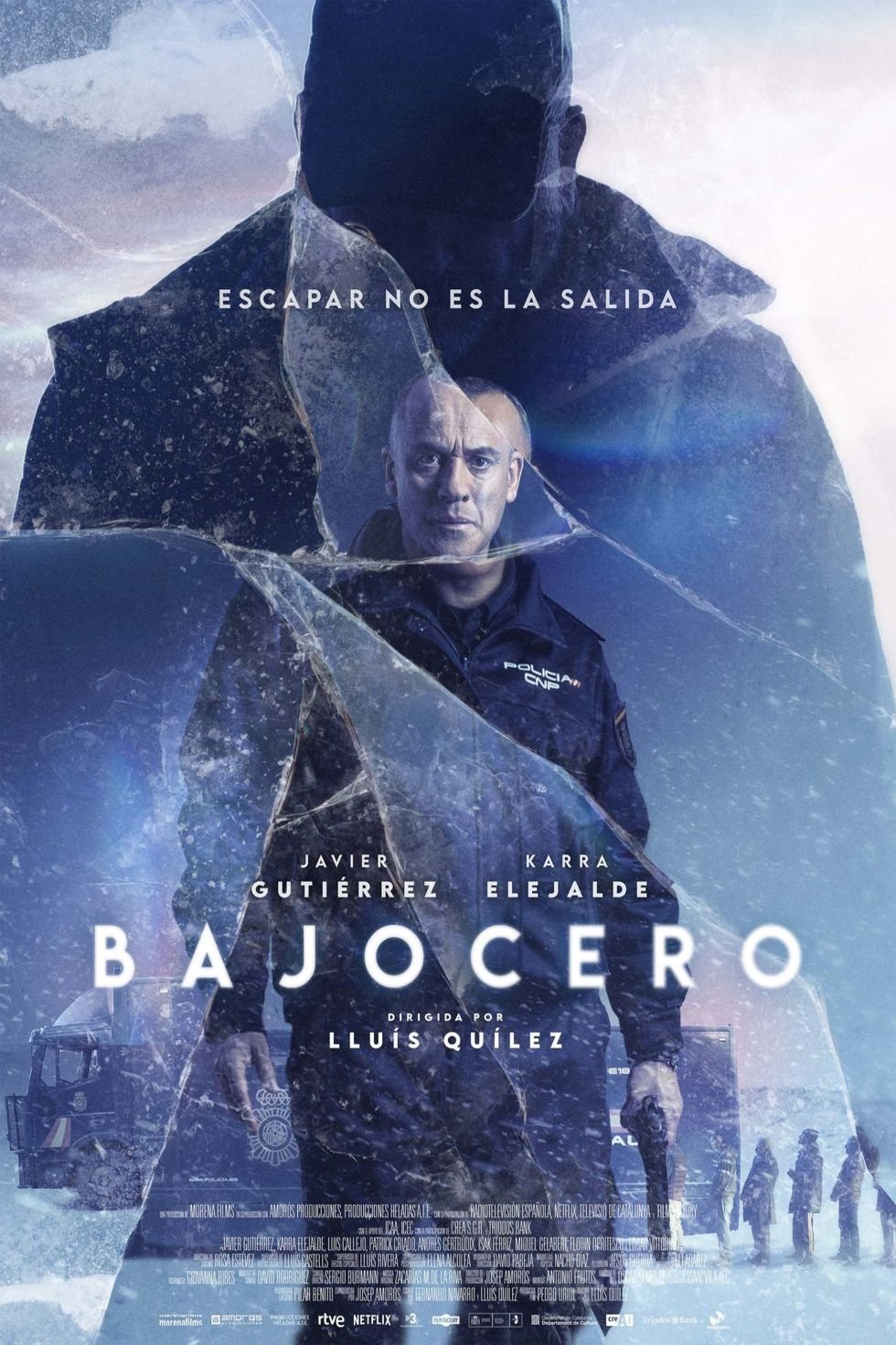 L'affiche originale du film Below Zero en espagnol