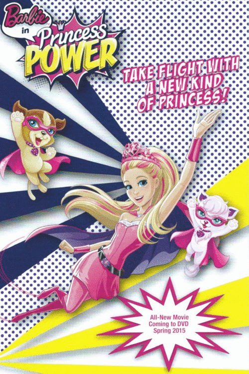 L'affiche du film Barbie in Princess Power