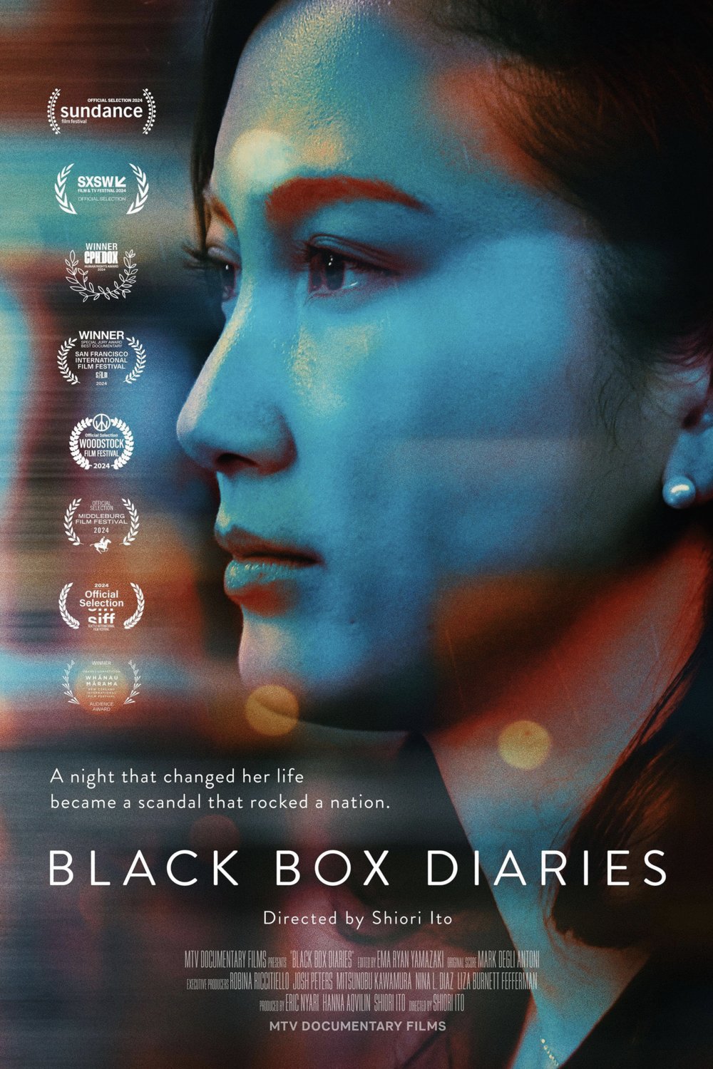 L'affiche du film Black Box Diaries [2024]