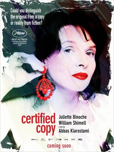 L'affiche du film Certified Copy