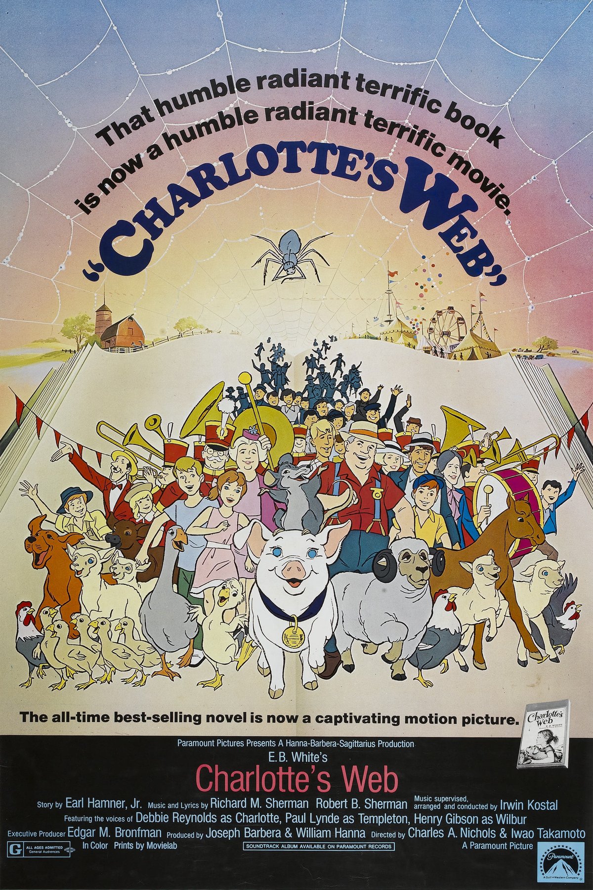 L'affiche du film Le petit monde de Charlotte [1973]