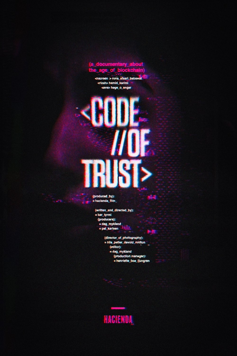 L'affiche du film Code of Trust