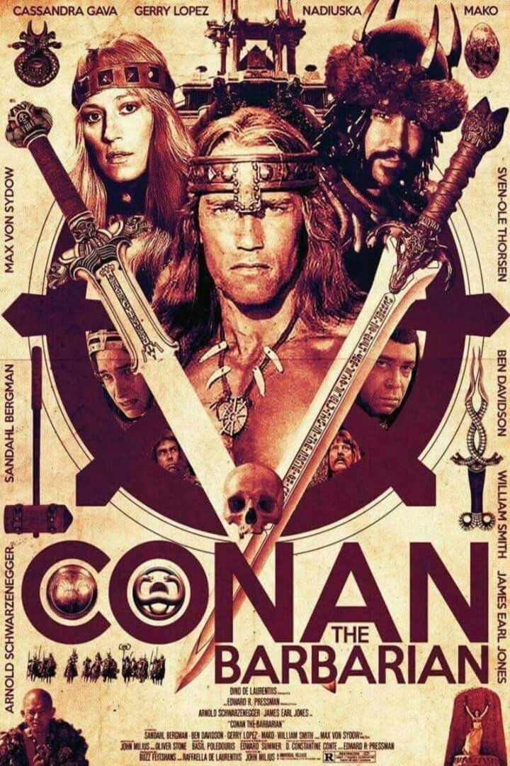 L'affiche du film Conan the Barbarian