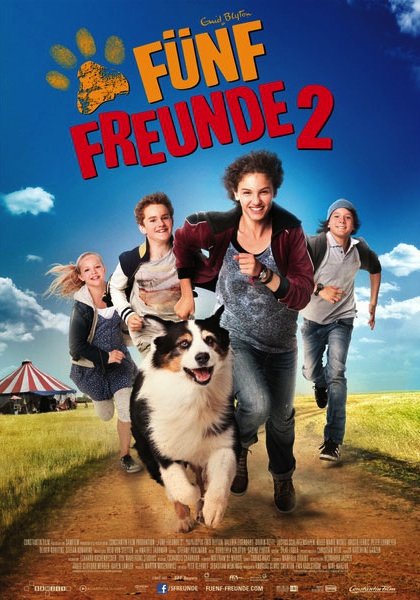 L'affiche originale du film Fünf Freunde 2 en allemand