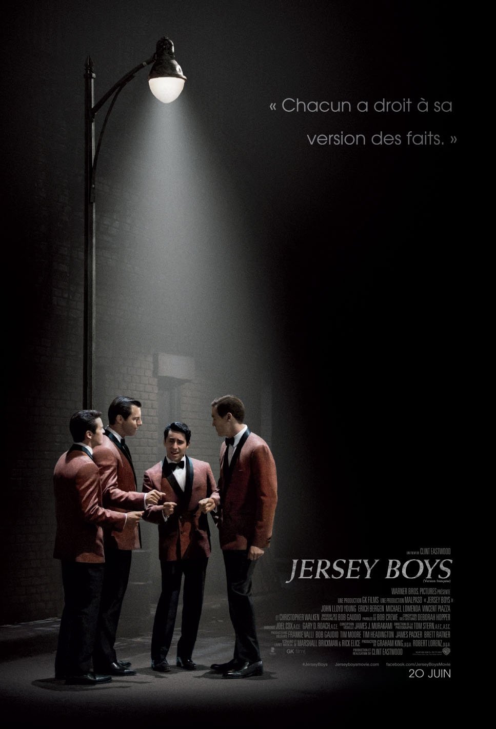 L'affiche du film Jersey Boys