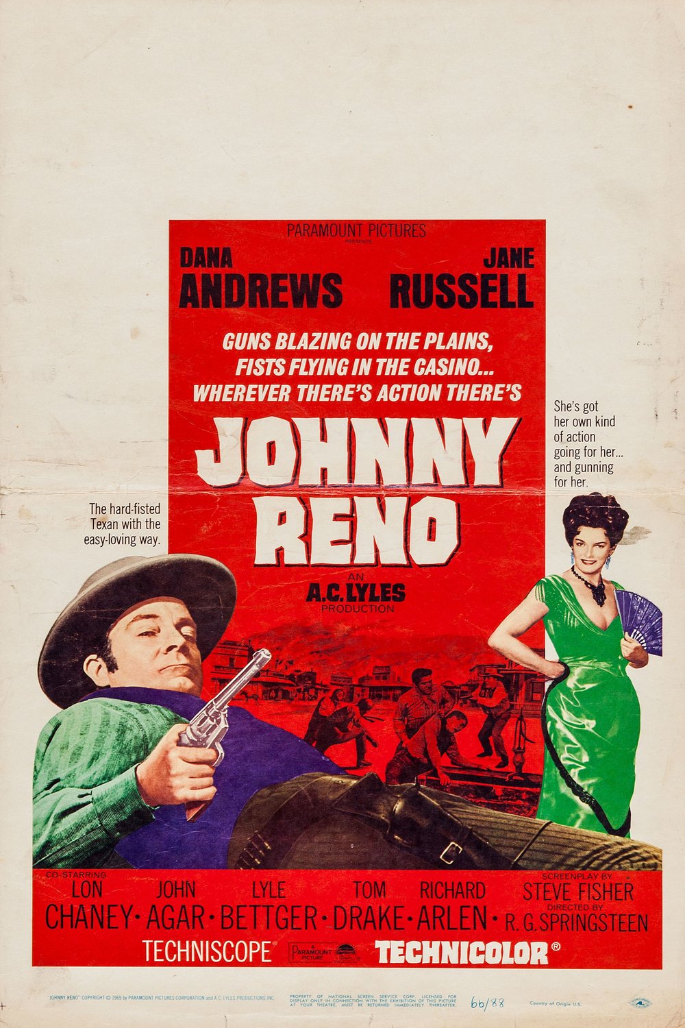 L'affiche du film Johnny Reno