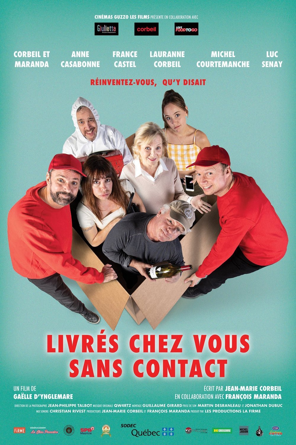 L'affiche du film Livrés chez vous sans contact