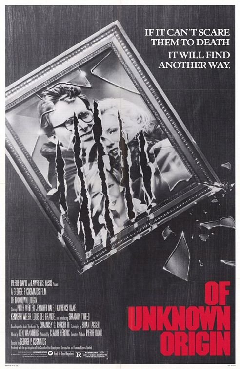 L'affiche du film Of Unknown Origin