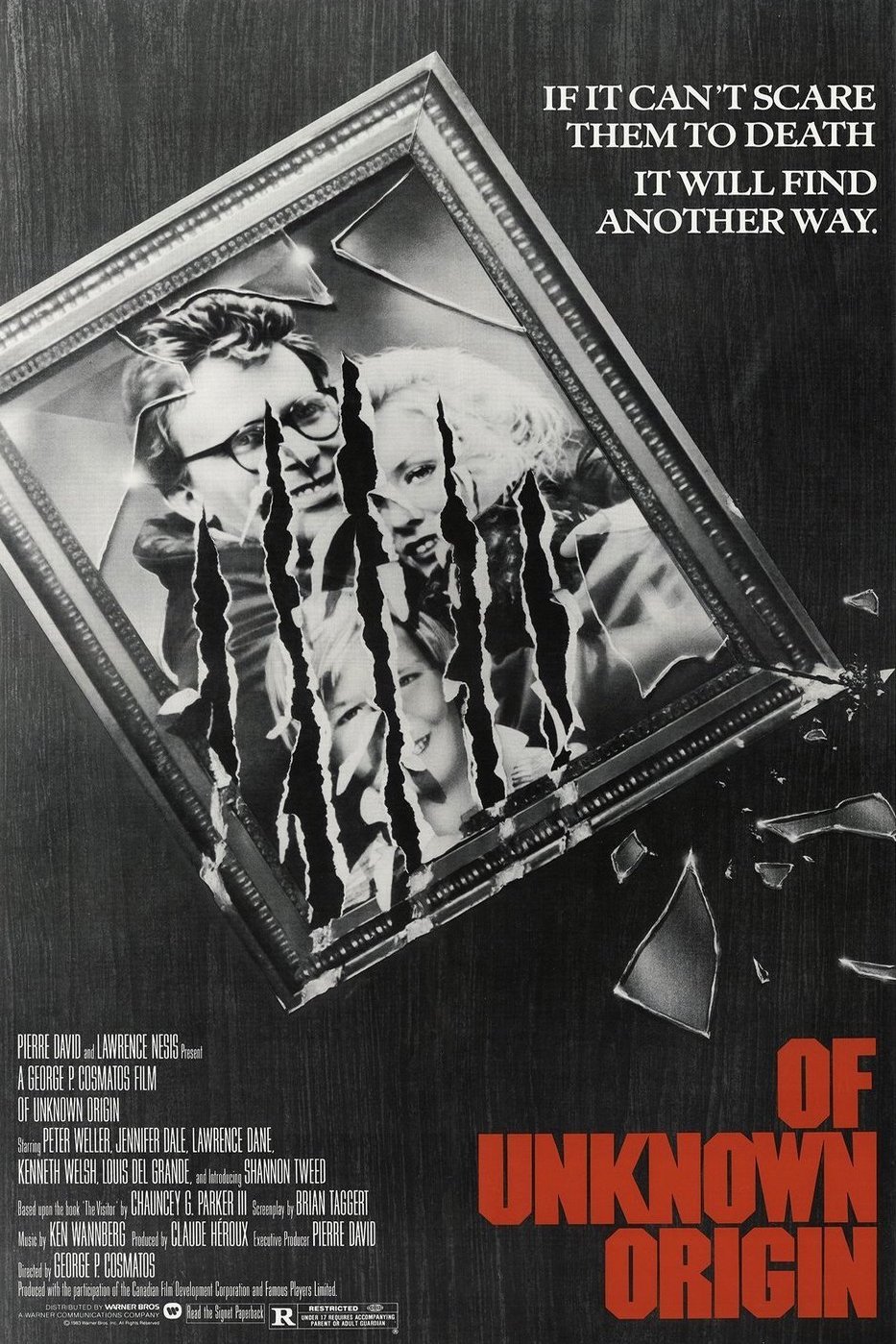 L'affiche du film Of Unknown Origin