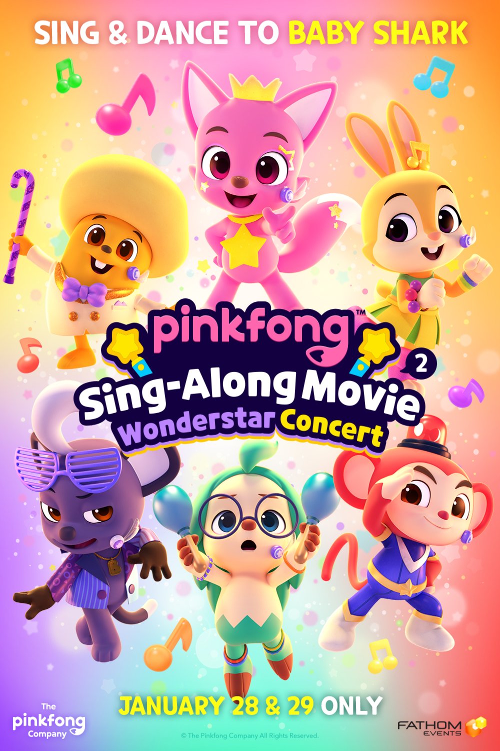 Le film Pinkfong SingAlong Movie 2 Wonderstar Concert