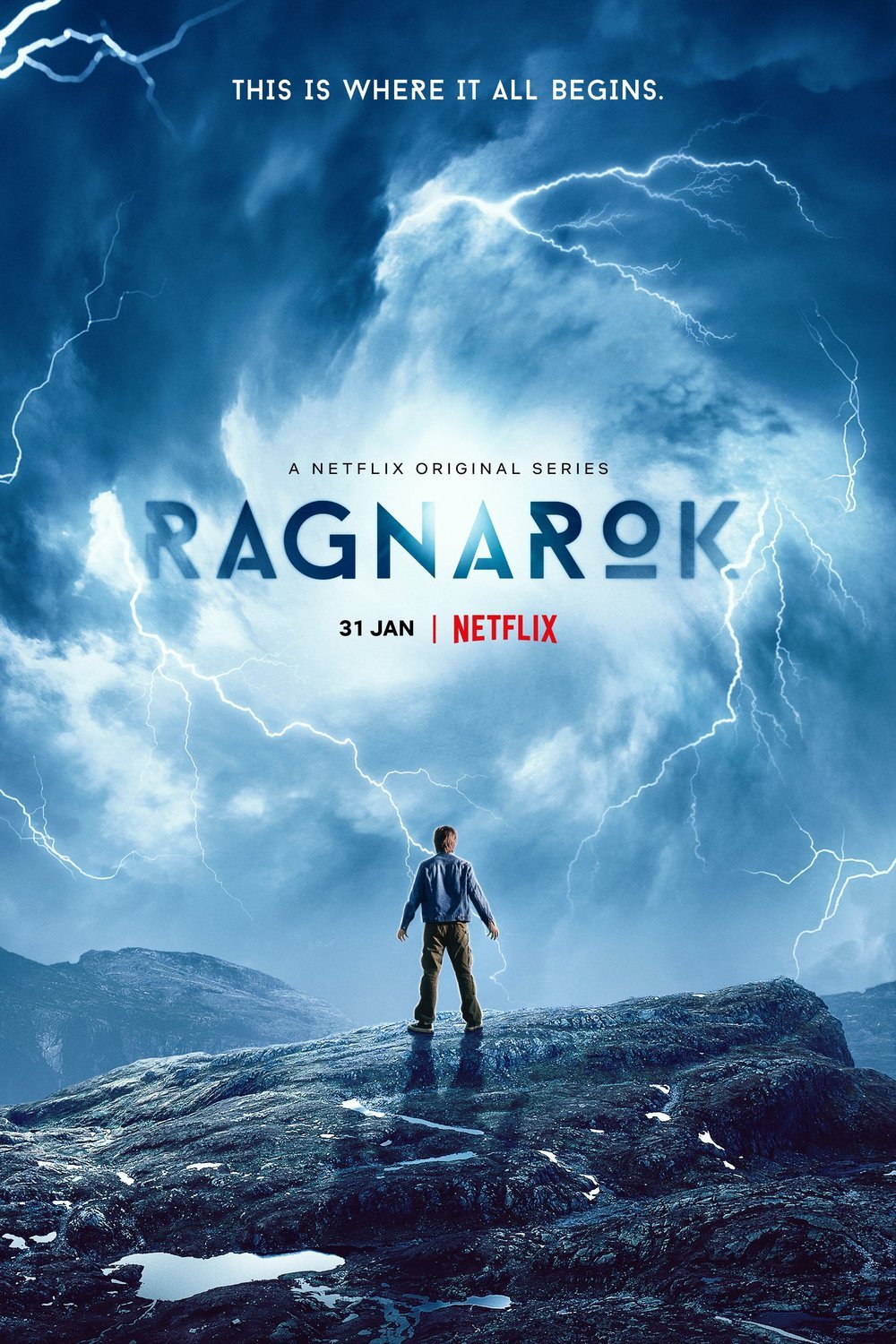 L'affiche originale du film Ragnarok en norvégien