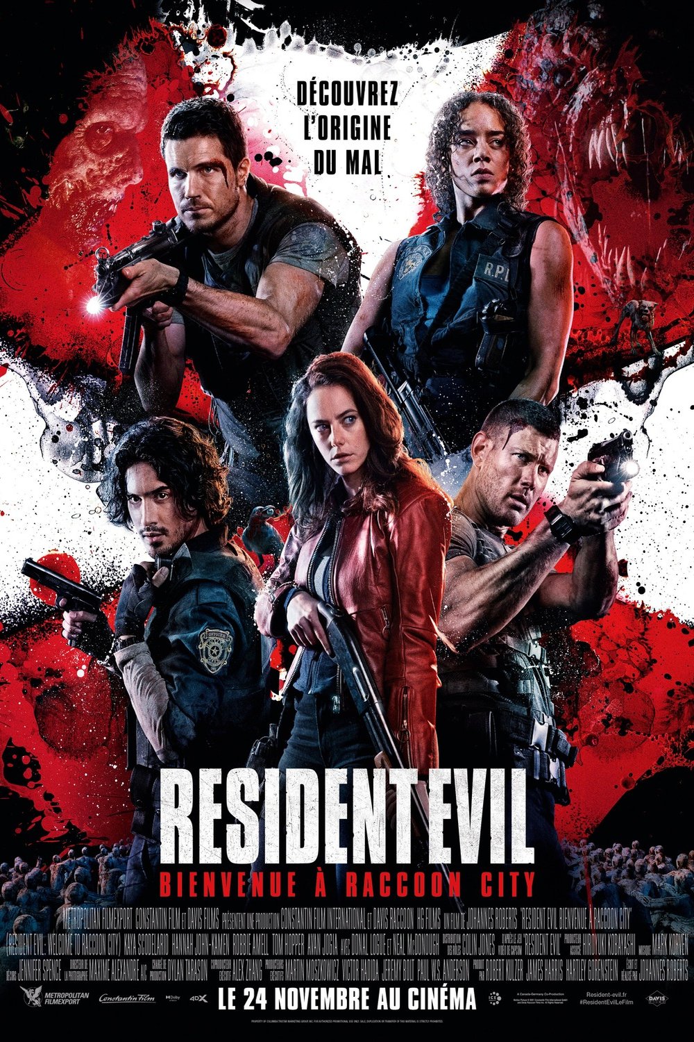 Poster of the movie Resident Evil: Bienvenue à Raccoon City