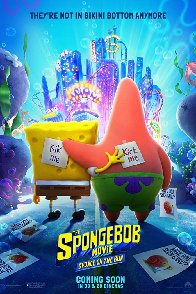 Poster of the movie The SpongeBob Movie: Sponge on the Run