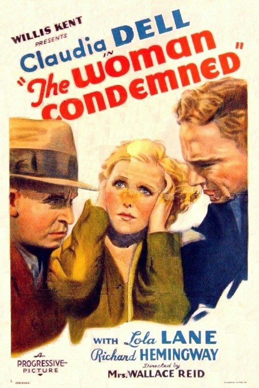 L'affiche du film The Woman Condemned
