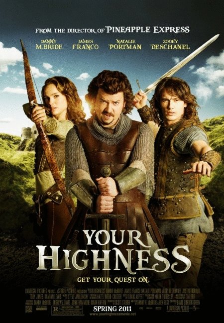 L'affiche du film Your Highness