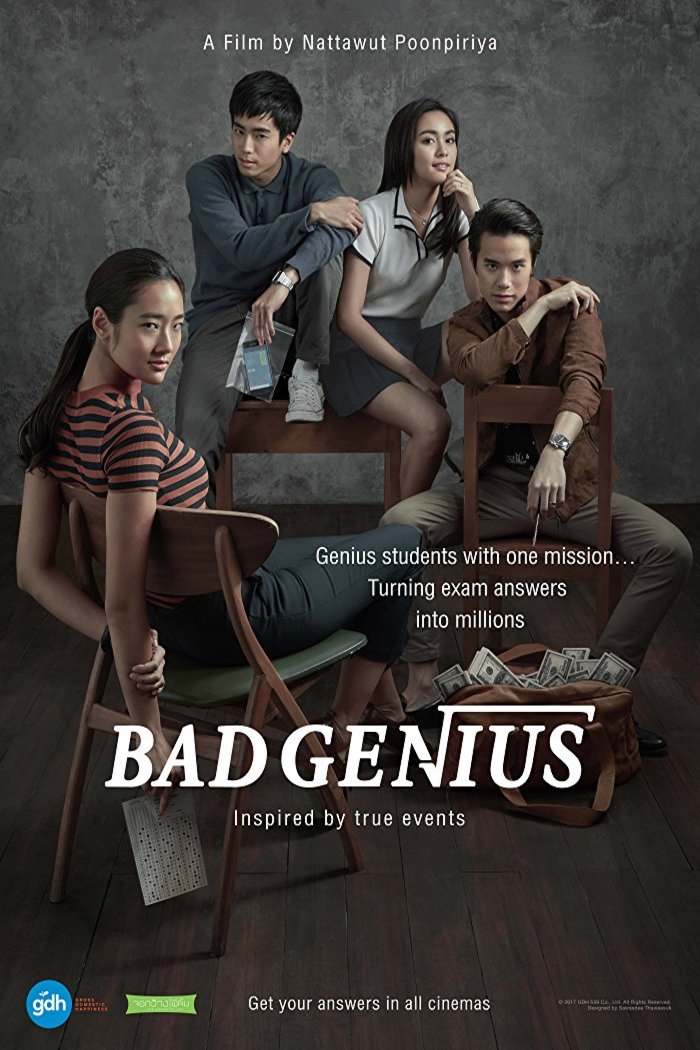 L'affiche originale du film Bad Genius en Thaïlandais