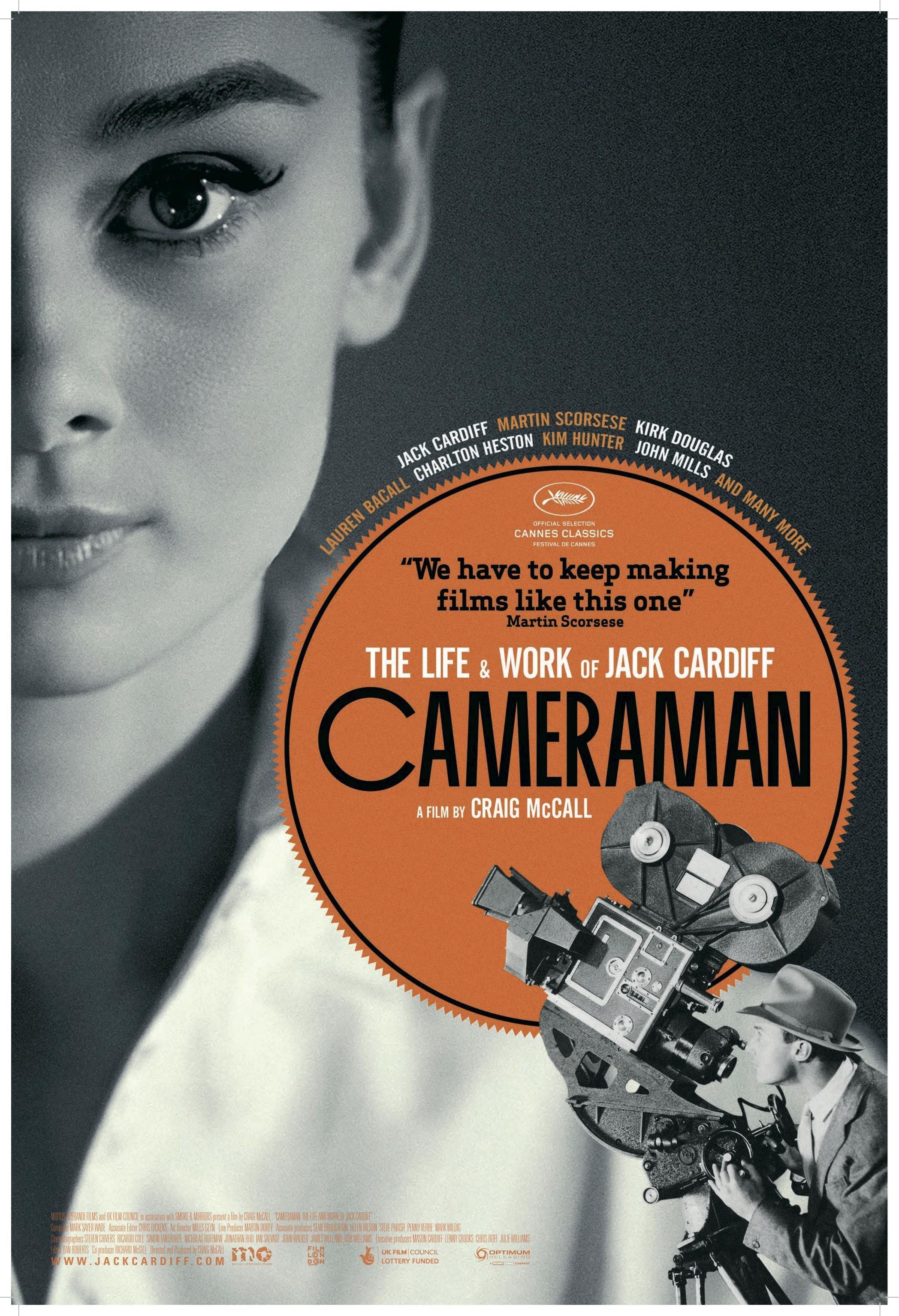 L'affiche du film Cameraman: The Life and Work of Jack Cardiff