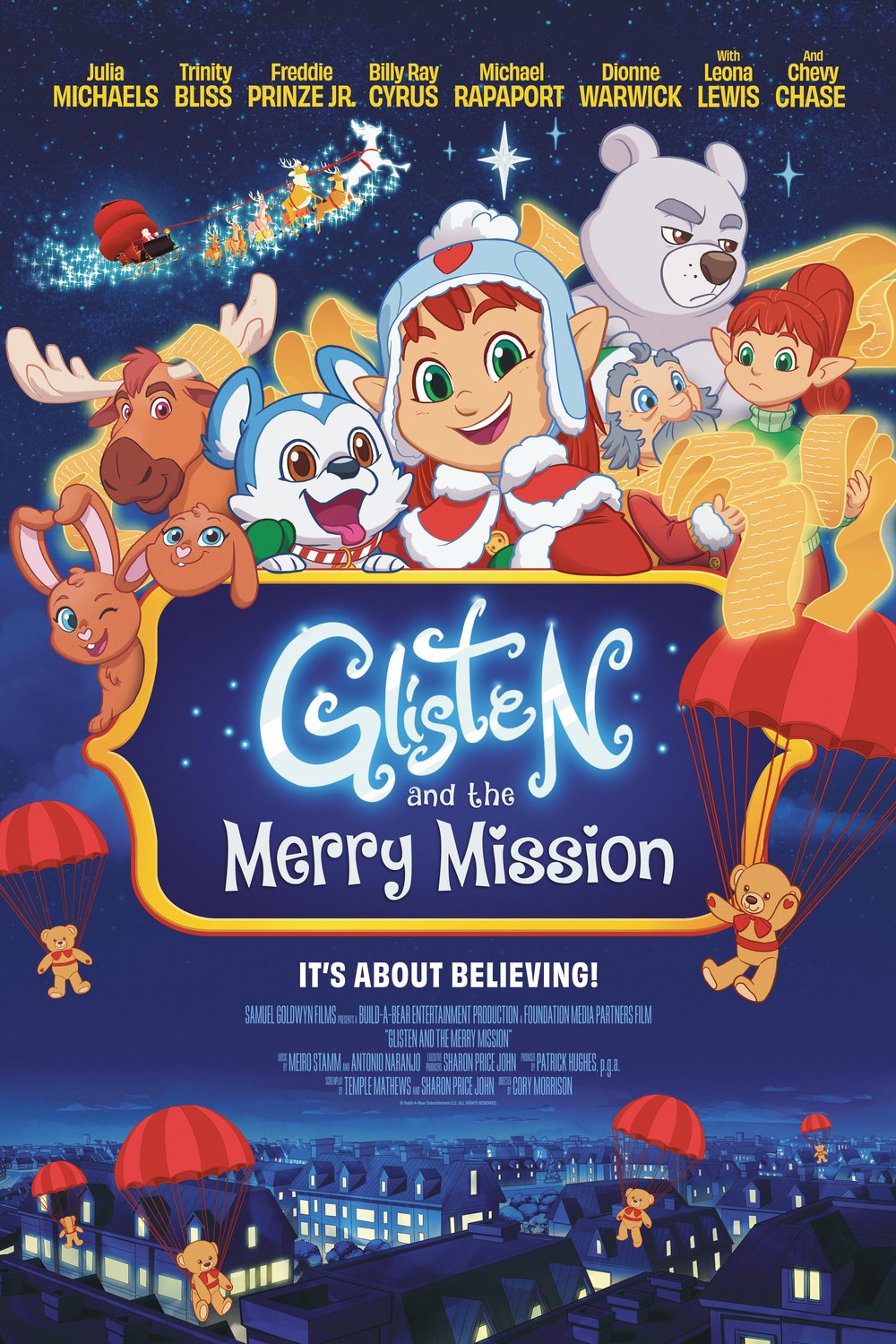 L'affiche du film Glisten and the Merry Mission